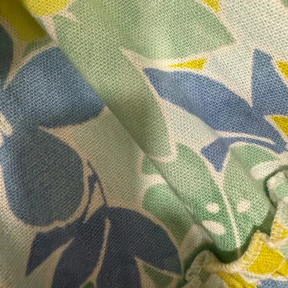 En Creme Floral Dress - Blue and Yellow - Picture 4 of 4